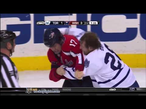 Colton Orr vs D.J. King Dec 6, 2010
