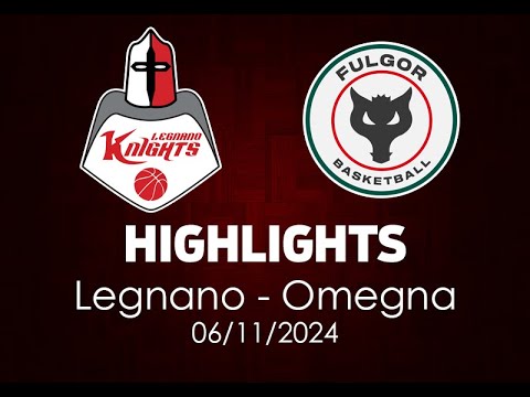 Highlights Legnano - Omegna del 06/11/2024