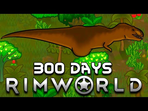 I Survived 300 Days in a Jurassic Park RimWorld