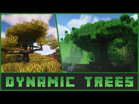 The Gamer Hobbit - Minecraft - Dynamic Trees Mod Showcase [Forge 1.18.2]