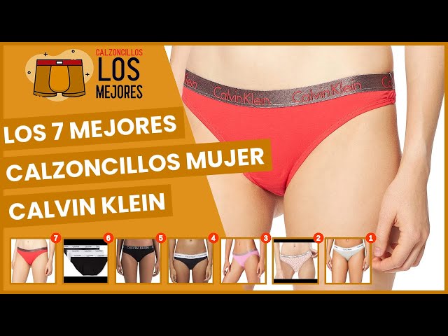Vídeo relacionado con Calvin Klein Braguitas Tipo Bikini Pack de 3 Mujer Algodón elástico, Negro (Black/Black/Black), S