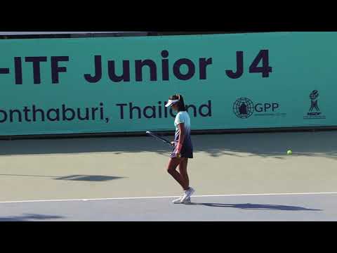 สลักทิพย์(เสื้อสีเขียว)อุ่นเมือง  พบ   Ashley KATZ (AUS)