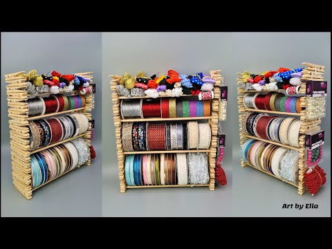 Idei creative din carlige de rufe! Organizator pentru obicte de mercerie, dantela, margele...!