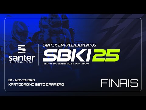 [🟢AO VIVO] SBKI 2025 - FINAIS - SUL BRASILEIRO DE KART INDOOR