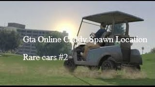 GTA ONLINE - Caddy/Golf cart !-Rare Car #2