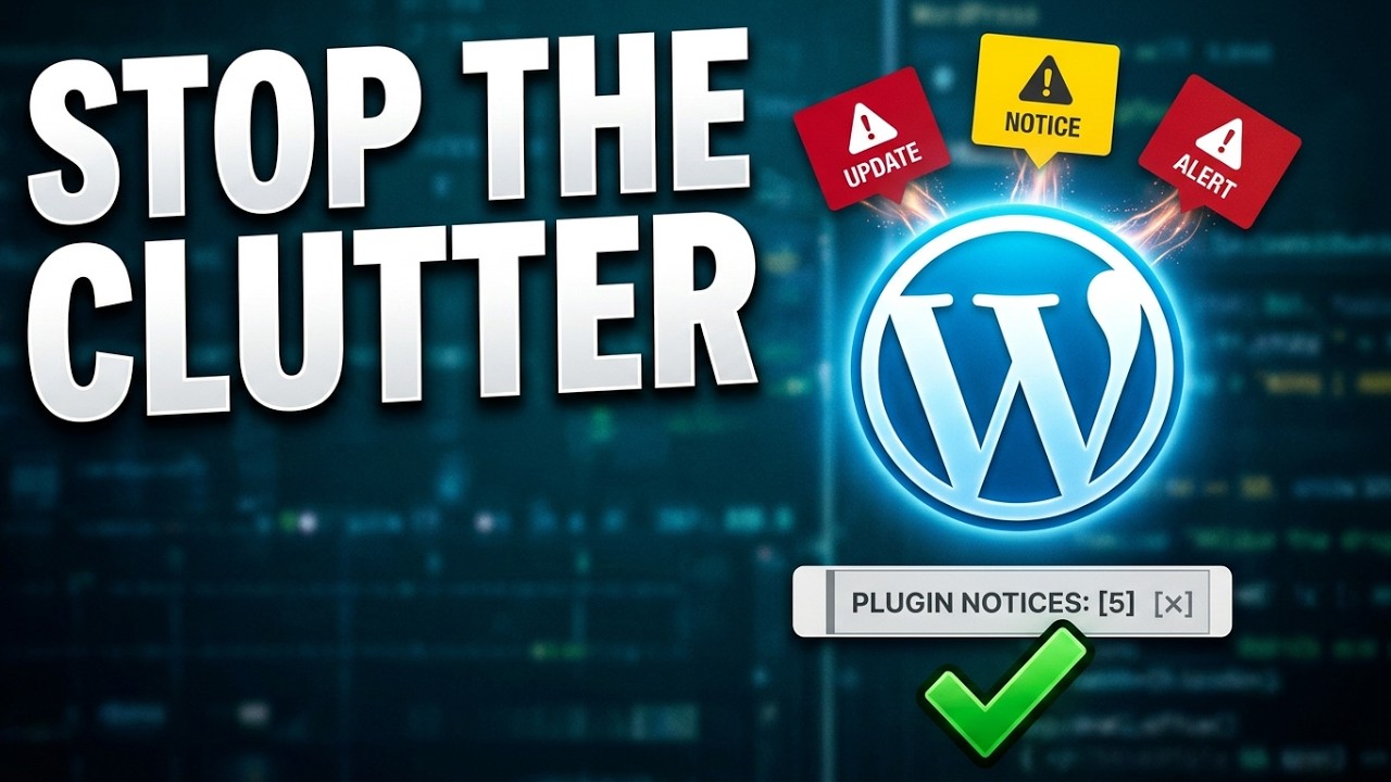 Disable Other Plugin Notices demo