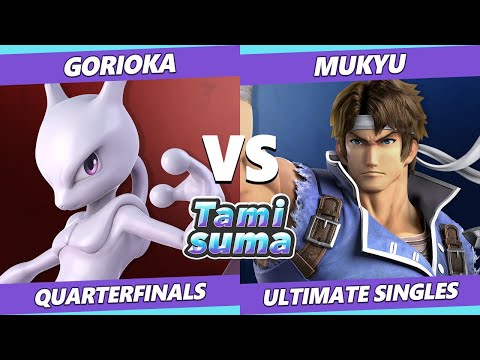 TAMISUMA 187 Quarterfinals - Gorioka (Mewtwo, Joker) Vs. mukyu (Richter) Smash Ultimate SSBU