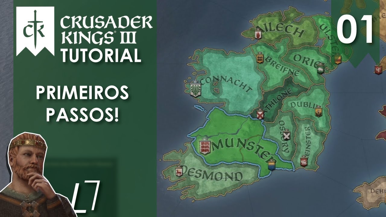 Crusader Kings 3 TUTORIAL #1 - PRIMEIROS PASSOS: Traits, interface e casamentos (Gameplay PTBR)