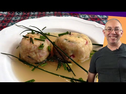 Canederli, ricetta tirolese con brodo di carne (Knödel)