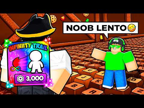 TROLEANDO a un YOUTUBER como NOOB con VELOCIDAD INFINITA en +1 Escapa del Teclado de Velocidad