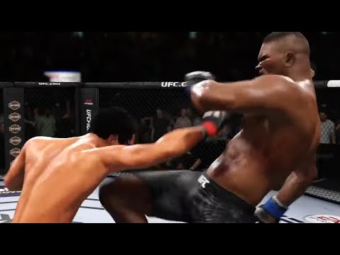 UFC Bruce Lee vs Alistair Overeem Bloody knockouts