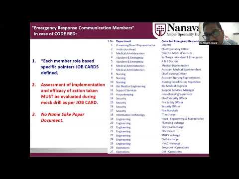 CQE Series (FMS) : Hospital Learnings on Mock Evacuation in Code Red