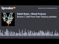 Burton C Bell from Fear Factory preview 