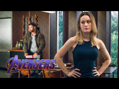 Avengers Meet Captain Marvel Scene - AVENGERS 4: ENDGAME (2019) Movie Clip