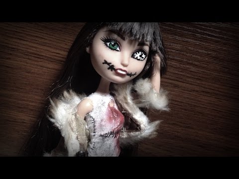 How to make a Creepypasta Clockwork inspired doll! | Saving old dolls #5 (Halloween special)