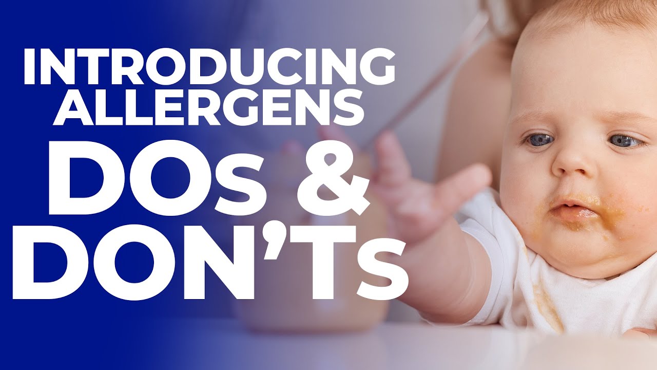 Don't make these mistakes introducing "The Big 9" FOOD ALLERGENS to your baby (starting solids)
