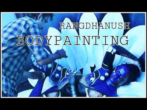 #bodypainting #indianbodypainting  Indian Body Painting by Pradipta Ghosh | Rang Dhanush World
