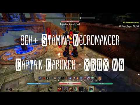 86k+ 2H Stamina Necromancer Elder Scrolls Online ESO XBOX NA