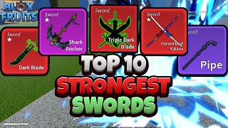 Top 10 Strongest Swords (Blox Fruits Update 21) (Roblox)