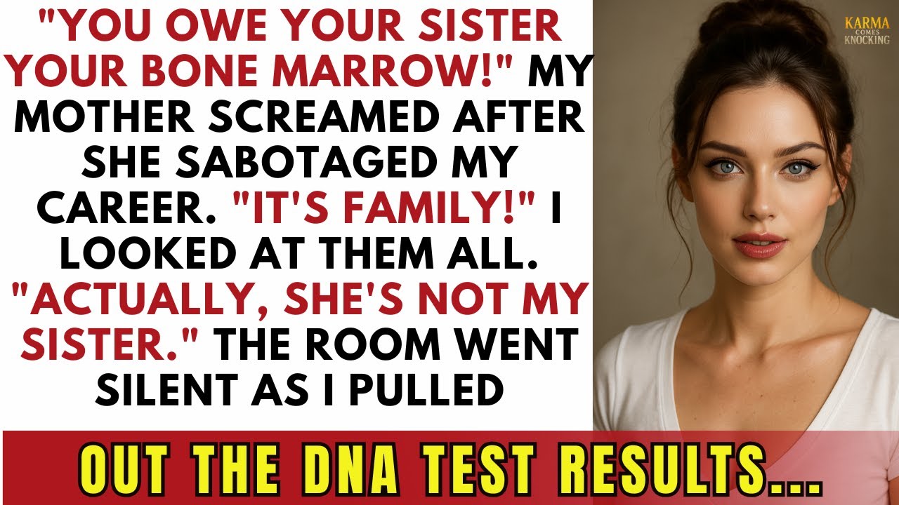 She's Not My Sister: I Refused to Donate Bone Marrow After She Ruined My Career