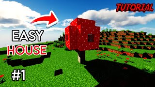 Build a Secret Mushroom House in Minecraft – Easy & Fast!
