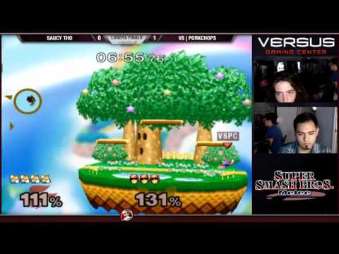 VS Weekly 4/24/16 - Losers Finals - VS|PorkChops (Falco, Fox) vs SaucyTho (C. Falcon) - Melee
