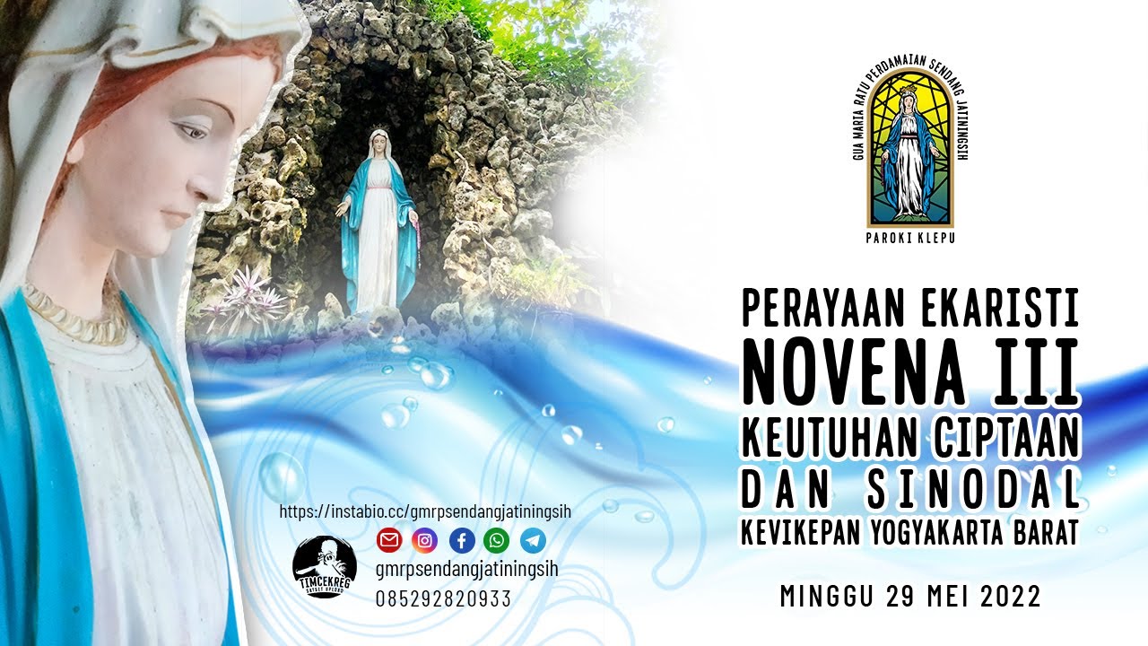 Perayaan Ekaristi Novena III Keutuhan Ciptaan Dan Sinodal Kevikepan Yogyakarta Barat