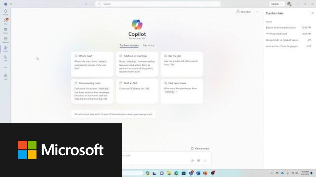 Productivity: Microsoft Copilot Demo