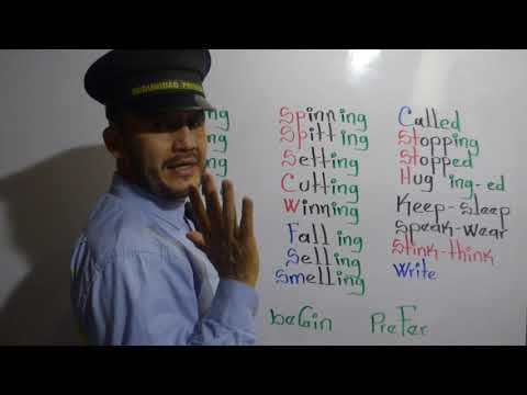 Double consonant. You'll never learn this like this.