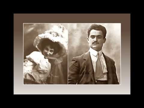 INES MARIA FERRARIS e GIUSEPPE TACCANI - Rigoletto "Duetto atto primo"  -  (1916)