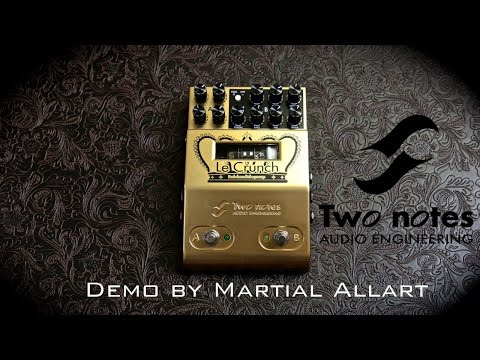 Two notes Le Crunch Pedal Preamp demo by martial allart