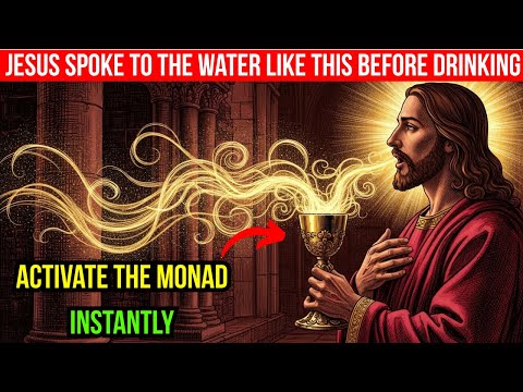 Jesus Spoke 2 Words Over Water To Activate The Monad — Drink This And Feel It Instantly