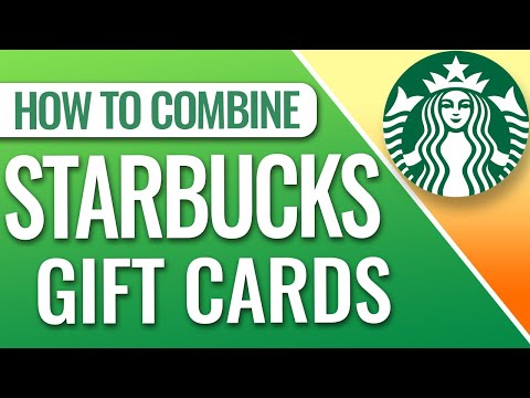 How To Combine Multiple Starbucks Gift Cards