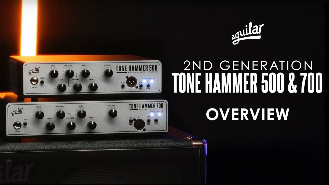 Aguitar TH-700V2 Tone Hammer 700w Bass Head V2