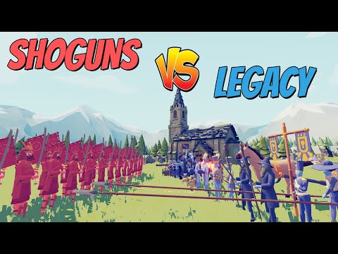 20 SHOGUNS VS EVERY LEGACY UNITS - Totally Accurate Battle Simulator