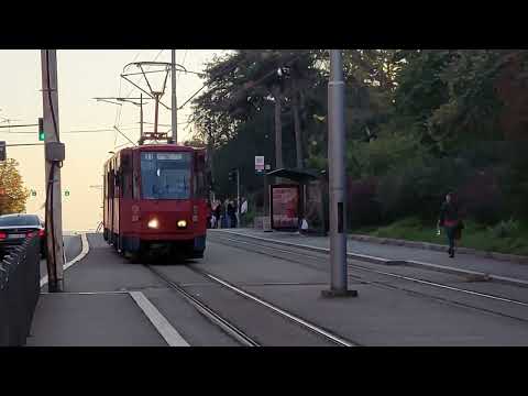 Belgrade Tatra KT4 Tram in Action