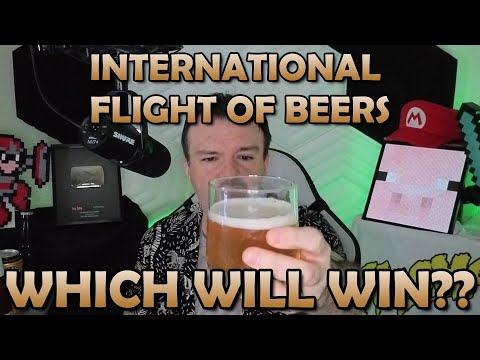 Which Country Has the BEST Beer?? DSP Tries It Ep. 229 - International Flight of Beers Taste Test!