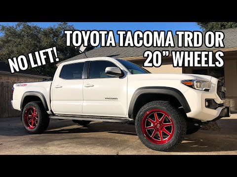 2018 Tacoma TRD Off Road 20" KMC XD844 Wheels No Lift | 3rd Gen Tacoma