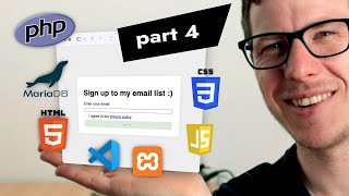 Enhancing Your PHP Email Signup Page with CSS Styling and JavaScript Interactivity