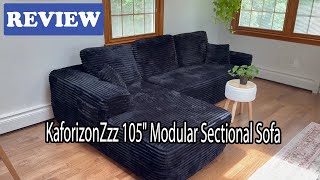 KaforizonZzz L-Shape Modern Modular Sofa Review - Watch Before You Buy.