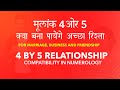 Number 4 & 5 Marriage | Business | Friend Compatibility #Numerology Solutions #Guru Jyotish Samadhan