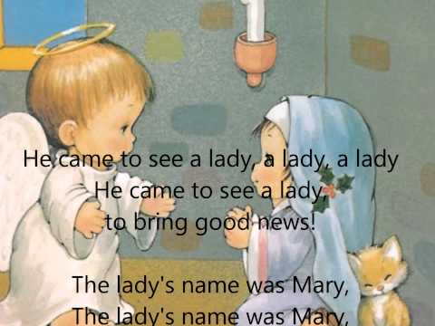 an angel came from heaven sing along