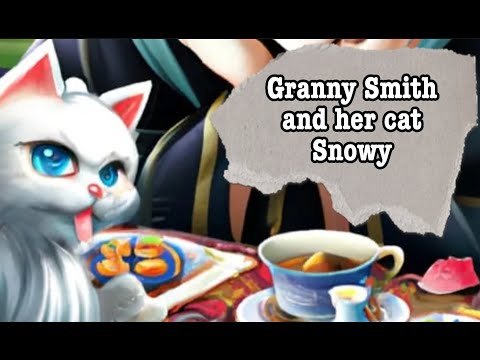 Granny Smith and her cat Snowy