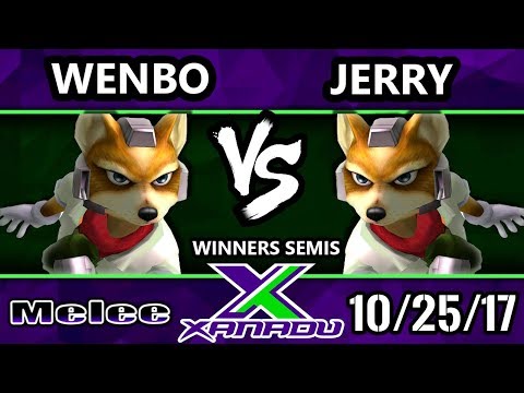 S@X 225 Melee - Wenbo (Fox) Vs. Jerry (Fox) - Smash Melee Winners Semis - SSBM