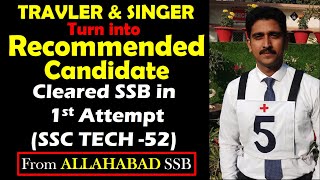 SSB Recommended Candidate Interview - Pragyanshu (SSC Tech -52)  | SSB