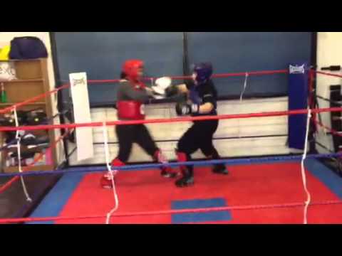 Sparring with Tanya