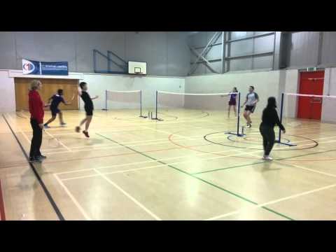 Badminton skills drill: Smash Drive Net Kill