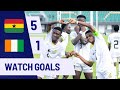 GHANA VS IVORY COAST(5-1)-WAFU U17 ZONE B-GOALS&HIGHLIGHTS