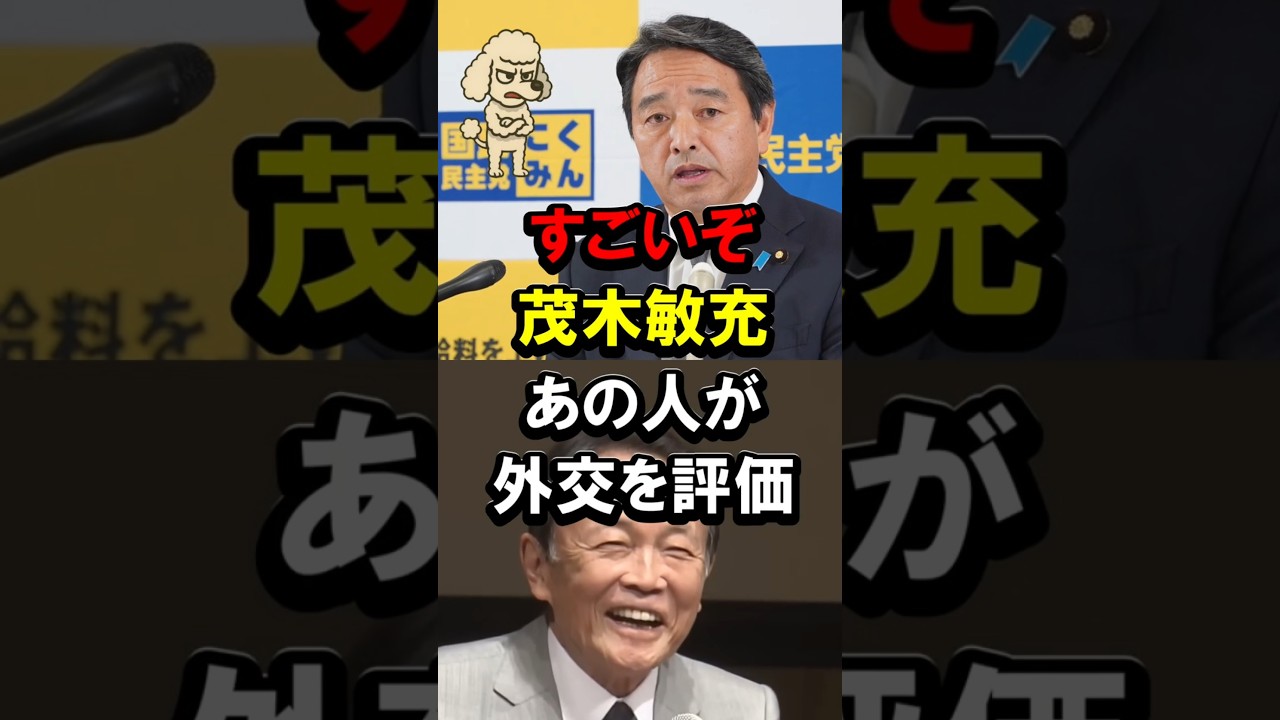 すごいぞ茂木敏充、あの人が外交を評価 #国民民主党#榛葉幹事長 #茂木大臣 #麻生太郎 #トランプ大統領 #外交 #中国 #ホルムズ海峡 #高市早苗 #自民党 #高市総理 #高市政権