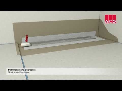 ACO Showerdrain E+ Einbauvideo